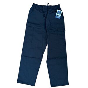 Adar Pants Unisex Large Black Universal 4 Pockets Cargo Utility Straight Leg